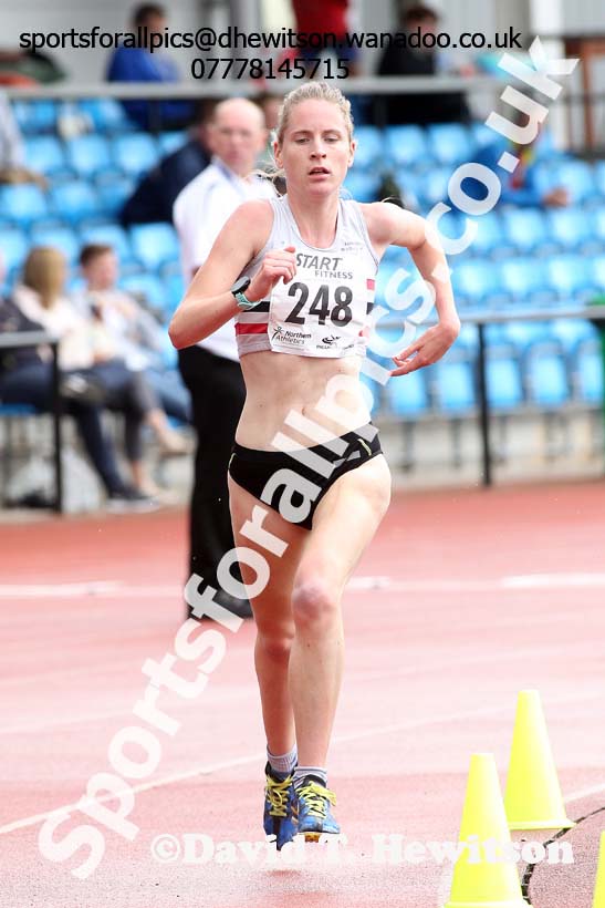 Senior womens 5000 metres, Northern Championships, Sport City, Manchester. Photo: David T. Hewitson/Sports for All Pics